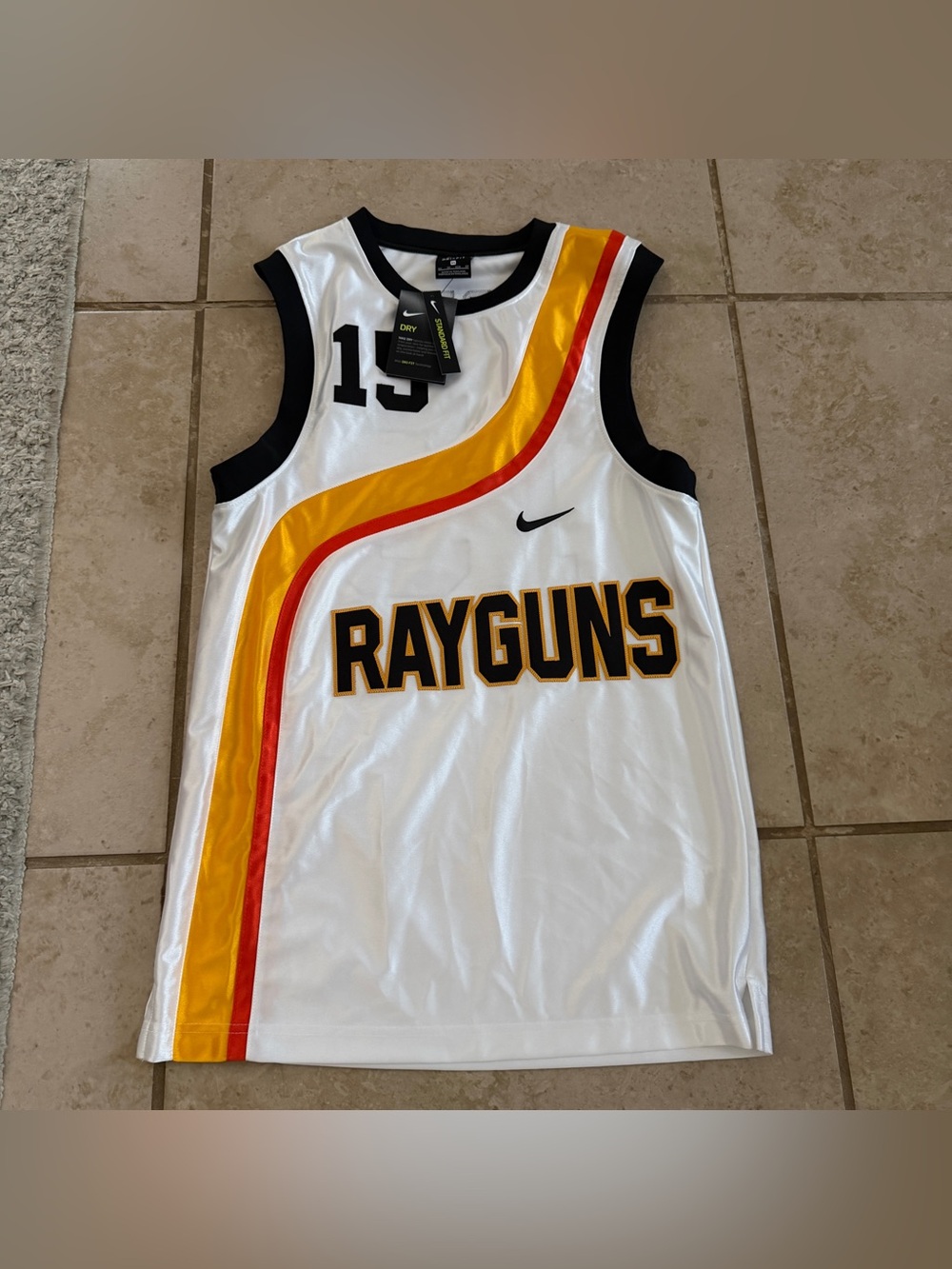 Nike Roswell Rayguns Jersey White Stitched CV1970-100 Vince Carter #15 Size XS